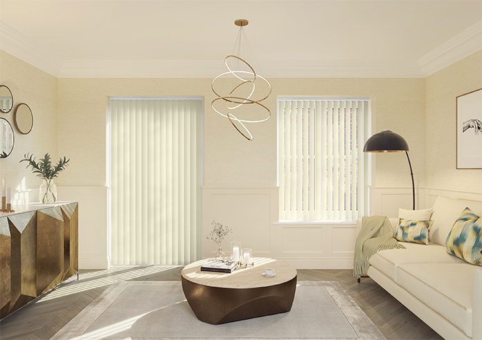 Crossweave, Beige - Vertical Blind - Image 8